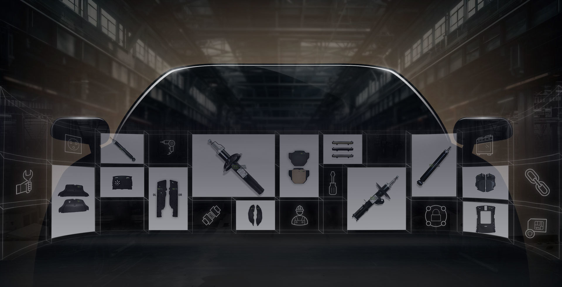 汽车零配件产品涵盖整车系列