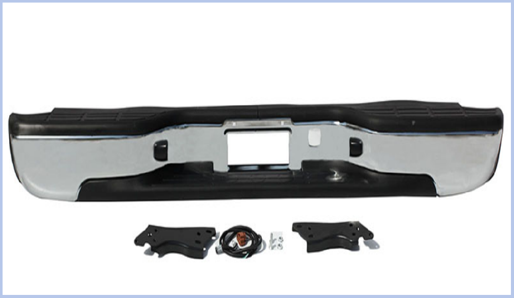silverado 99-07 rear bumper Chrome